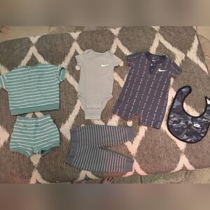 NIKE BABY BOY BUNDLE - 6 MONTHS - 3 Mix & Match Outfits!